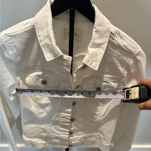 Jessica Simpson White Denim Jacket - Picture 4 of 6
